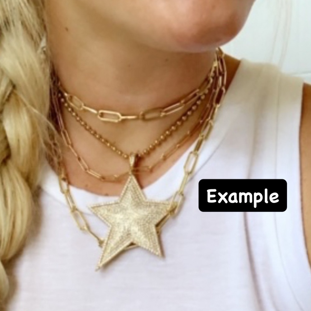 Karli Buxton Gold Star Necklace Charm